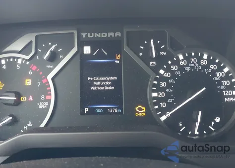 2026 Toyota Tundra Sr5 Crewmax 5.5' Bed z USA, uszkodzony, nr VIN 5TFLA5DB9TX342531